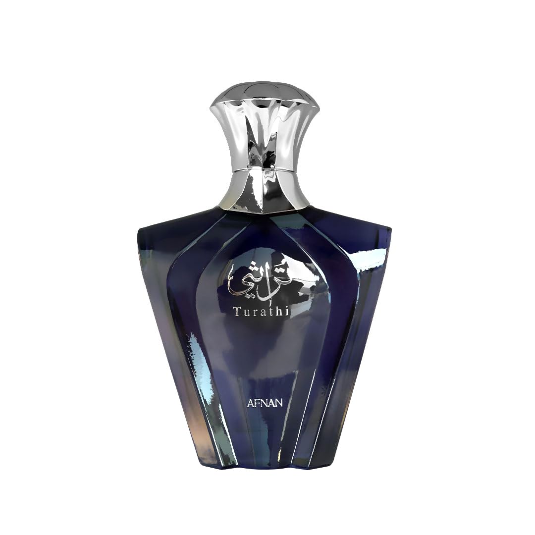 Afnan Turathi Blue Eau de Parfum Spray for Men, 3.0 Fl. Oz