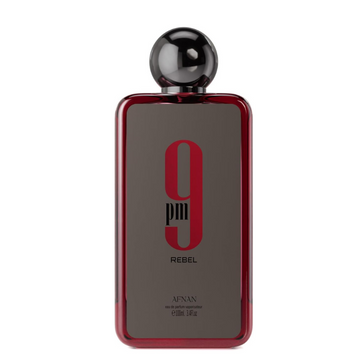 Afnan 9 Pm Rebel Eau de Parfum Spray for Unisex, 3.4 Ounce