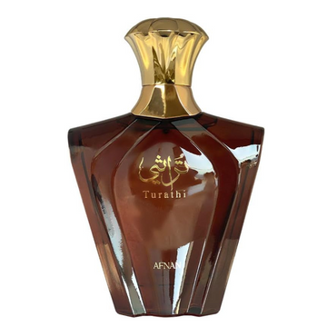 Afnan Turathi Brown for Men Eau de Parfum Spray, 3.0 Ounce